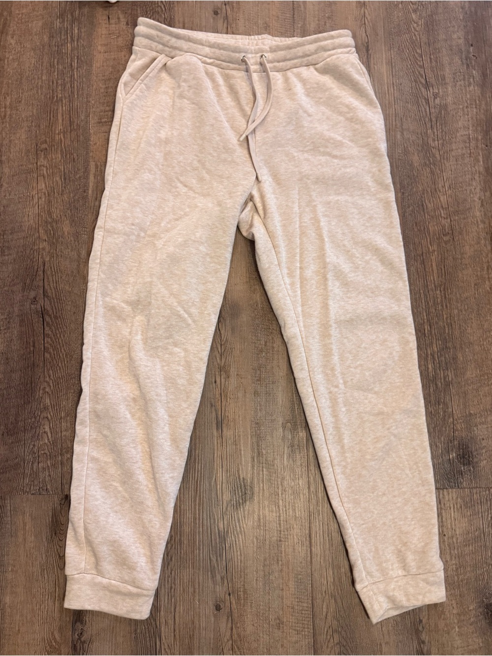 Rae Dunn Coffee Embroidered Mock Neck Sweater and Joggers - Cream - size medium - Picture 3 of 8